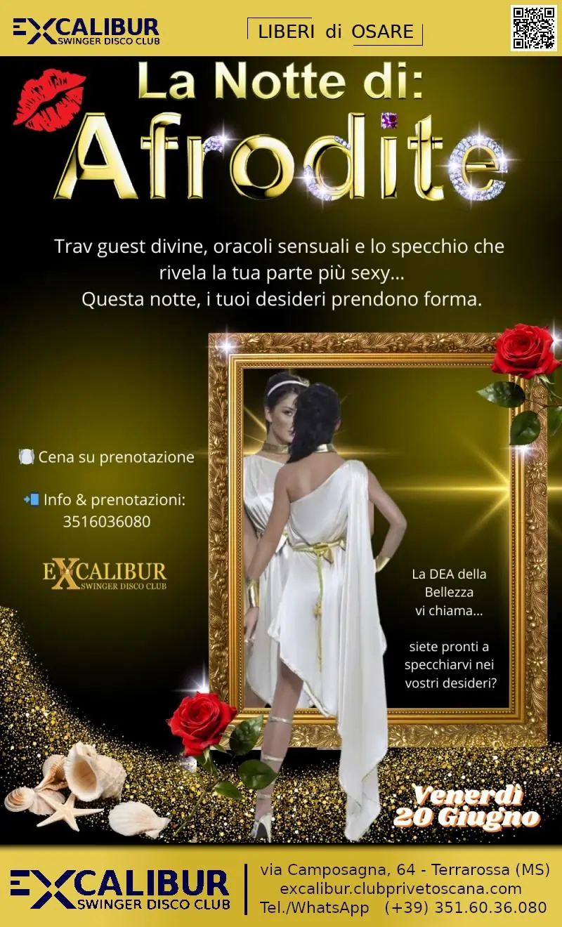 Swinger club prive event La Notte di Afrodite
